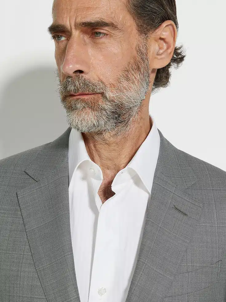 Grey Centoventimila Wool Suit Grey Centoventimila Wool Suit