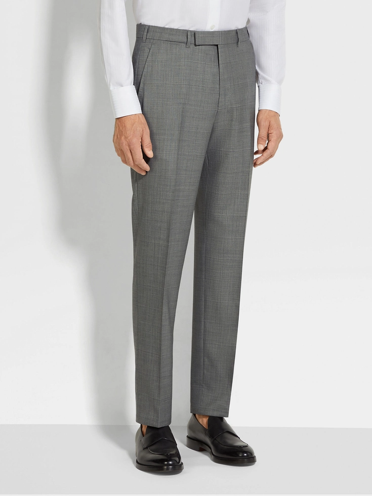 Grey Centoventimila Wool Suit Grey Centoventimila Wool Suit