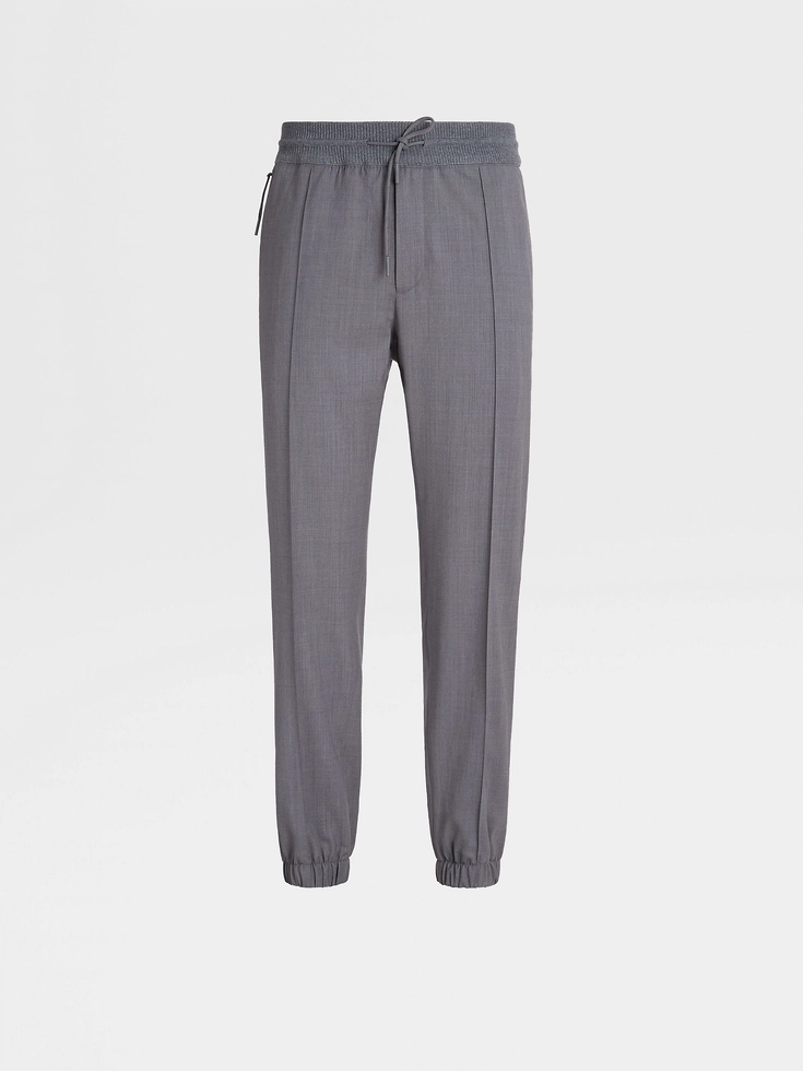 Grey Mélange High Performance™ Wool Joggers