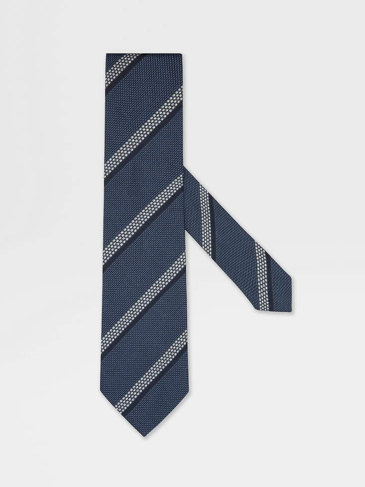 Light Blue Silk Tie