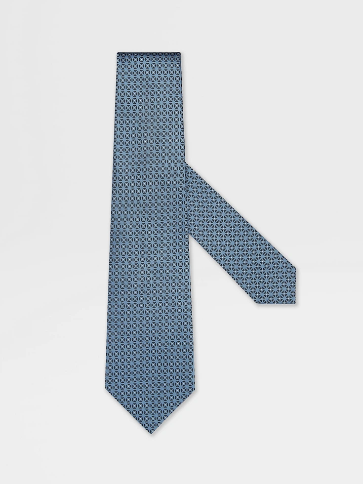 Light Blue Silk Tie