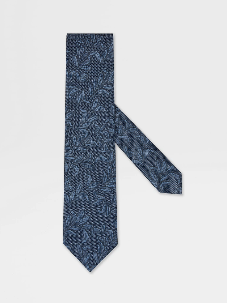 Light Blue Silk Tie
