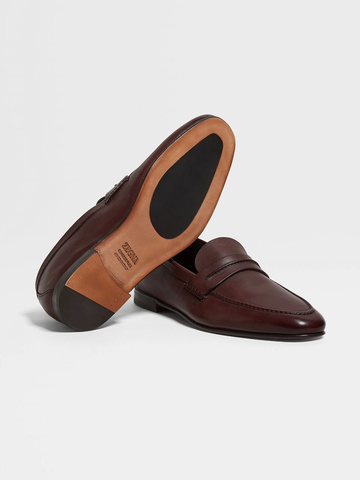 Light Brown Natural Grain Leather Mocassin Loafer Light Brown Natural Grain Leather Mocassin Loafer