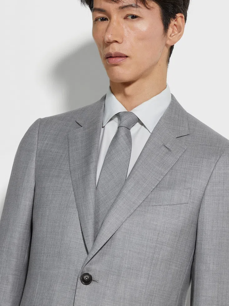 Light Grey Oasi Cashmere Suit Light Grey Oasi Cashmere Suit