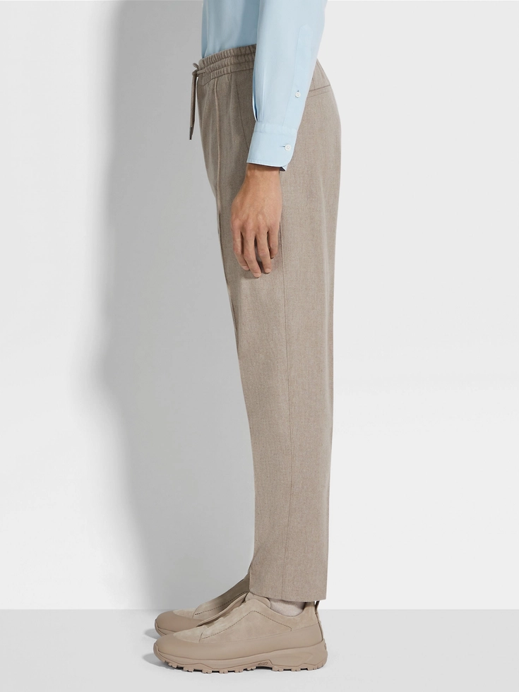 Light Taupe 15milmil15 Wool Joggers Light Taupe 15milmil15 Wool Joggers