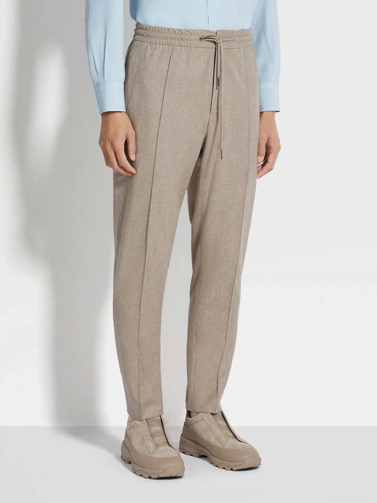 Light Taupe 15milmil15 Wool Joggers Light Taupe 15milmil15 Wool Joggers