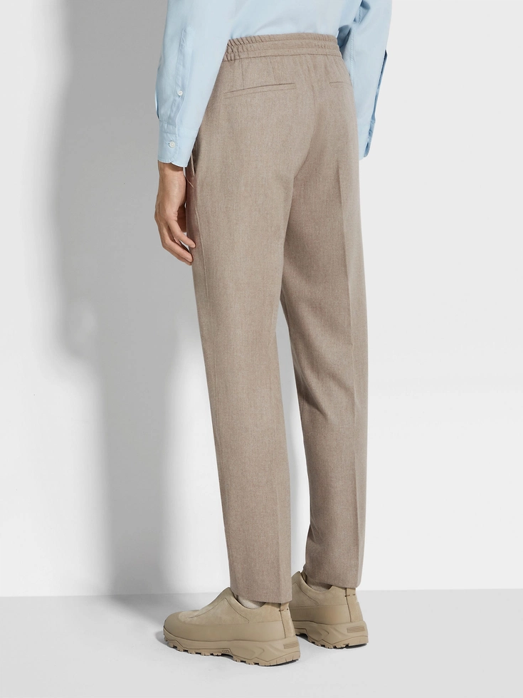 Light Taupe 15milmil15 Wool Joggers Light Taupe 15milmil15 Wool Joggers