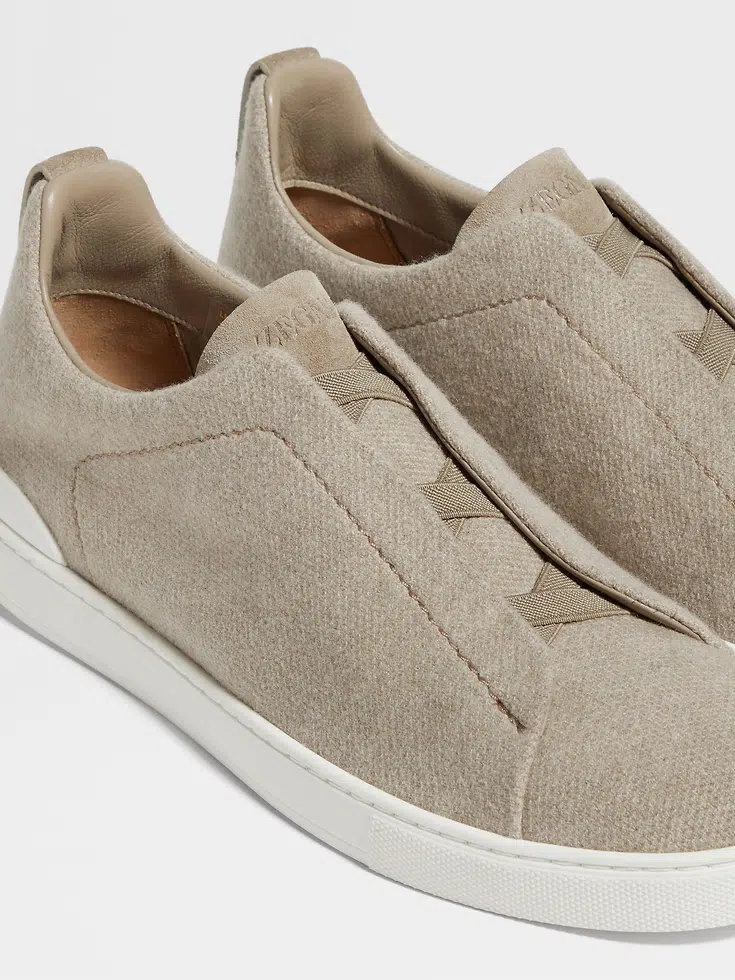 Light Taupe Oasi Cashmere Triple Stitch™ Sneakers