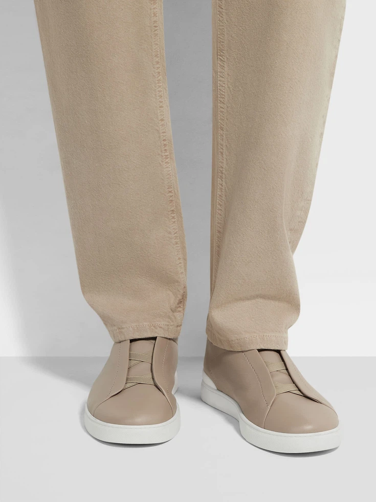 Light Taupe Triple Stitch™ SECONDSKIN Sneakers Light Taupe Triple Stitch™ SECONDSKIN Sneakers