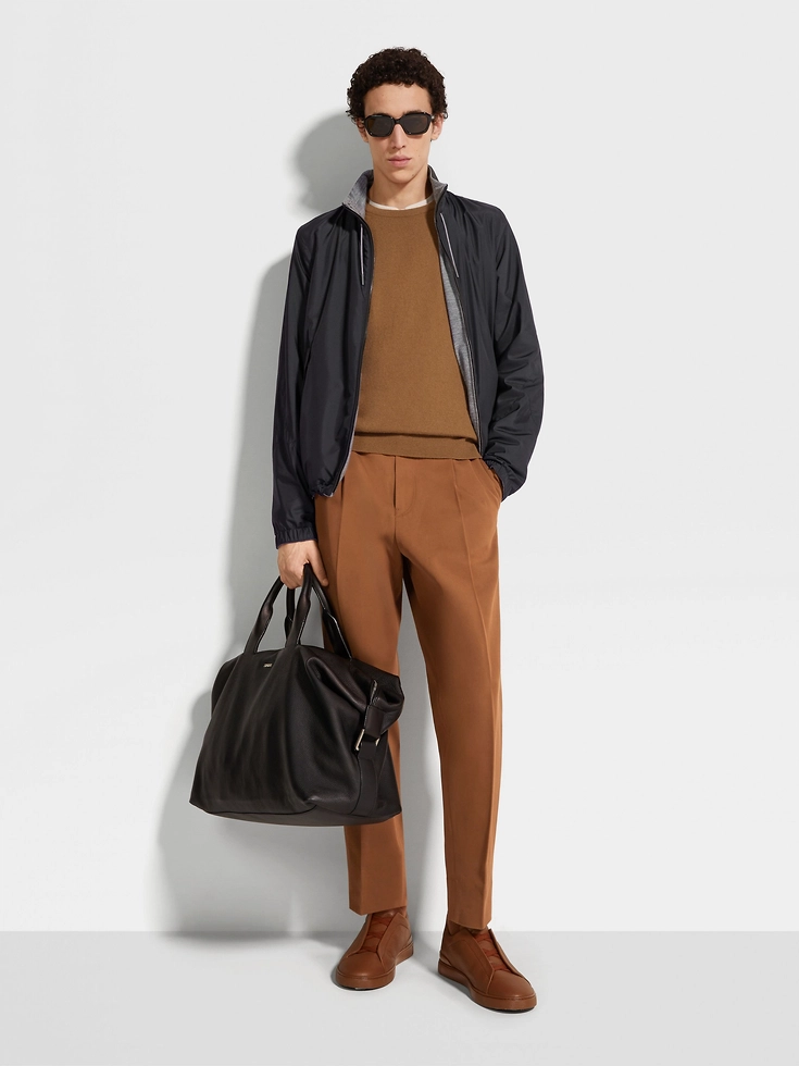 Microfiber Reversible Brezza Blouson