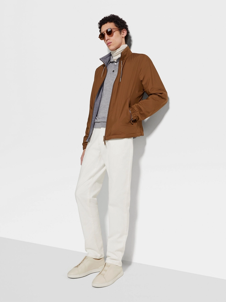 Microfiber Reversible Brezza Blouson