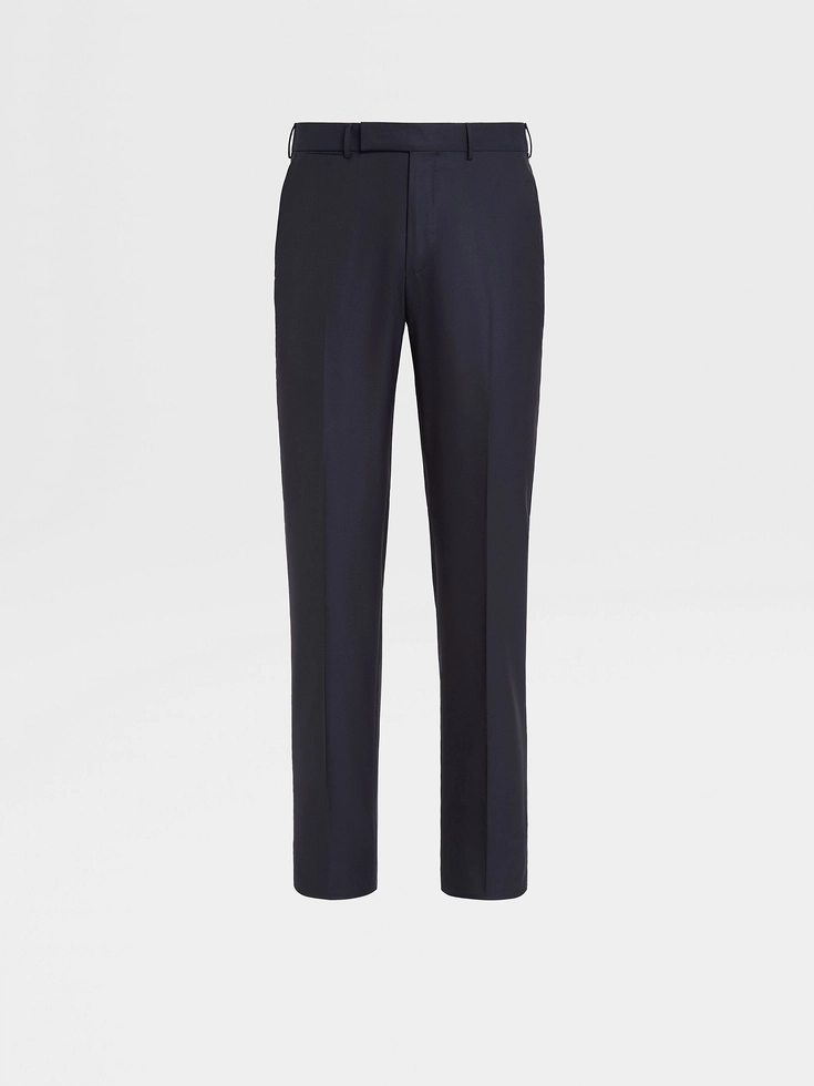 Navy Blue 15milmil15 Wool Pants