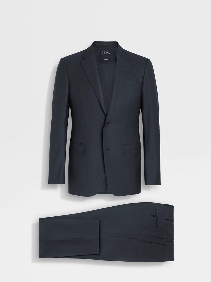 Navy Blue 15milmil15 Wool Suit