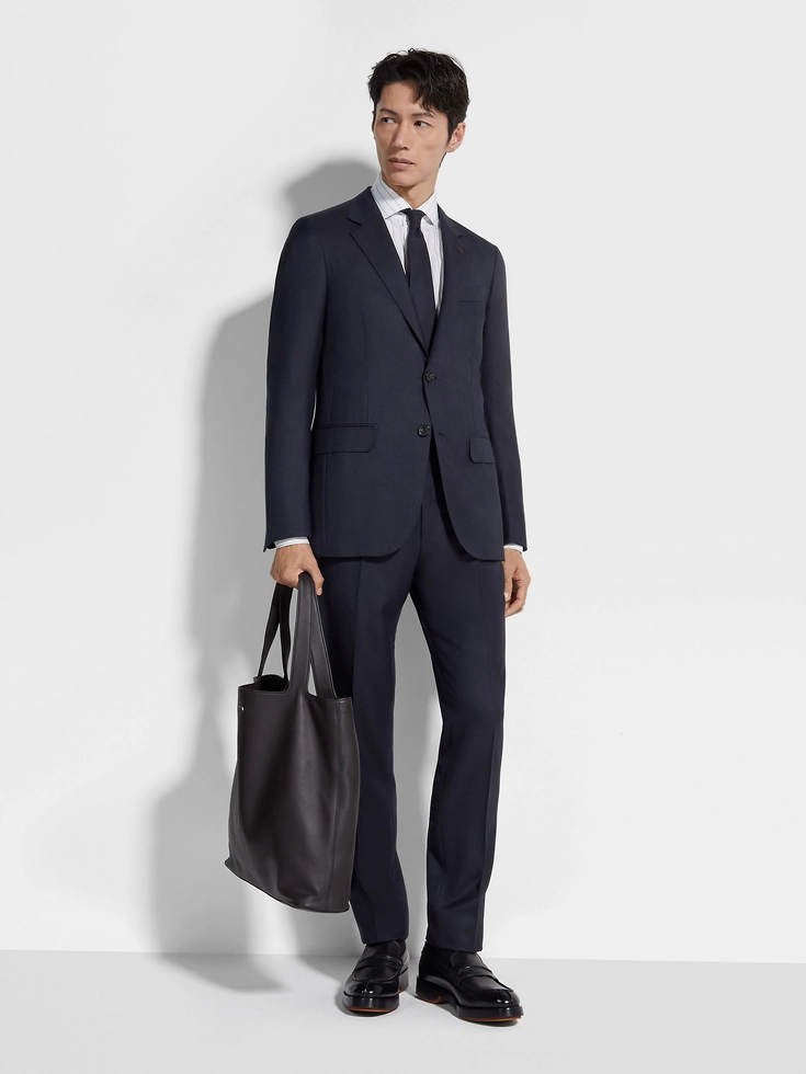 Navy Blue Oasi Cashmere Suit