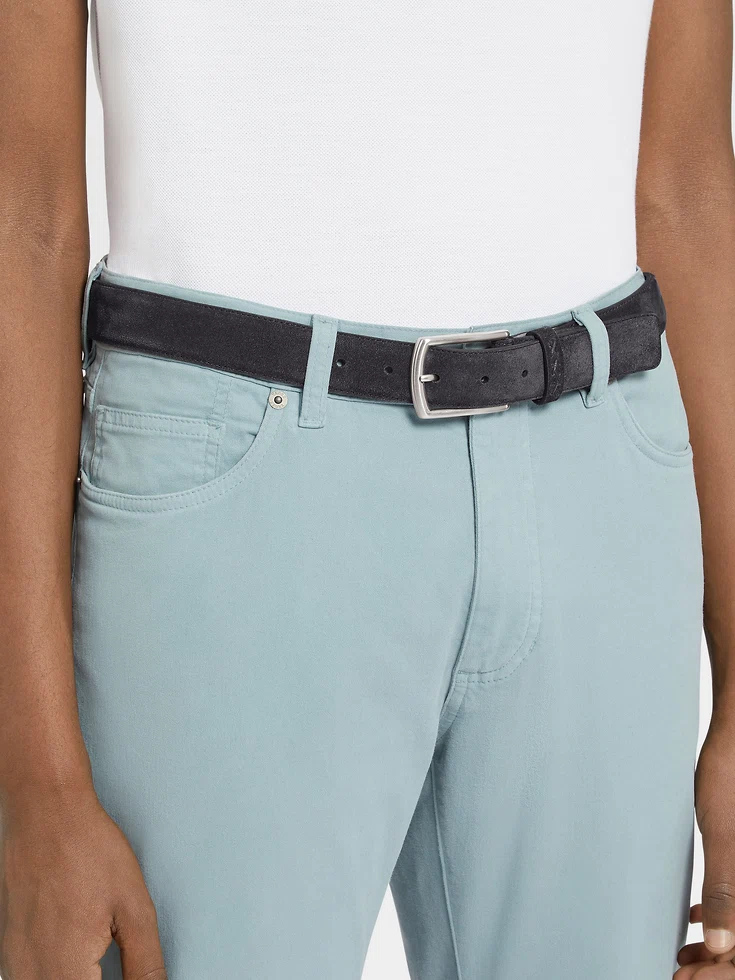 Navy Blue Suede Belt Navy Blue Suede Belt