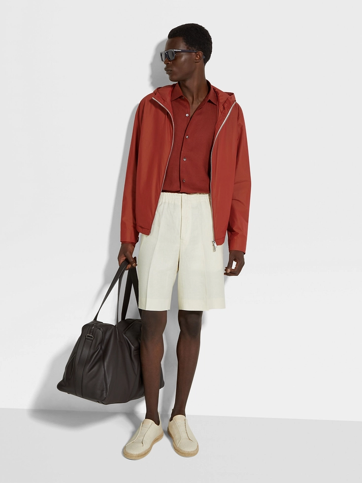 Nylon and Cotton Blouson