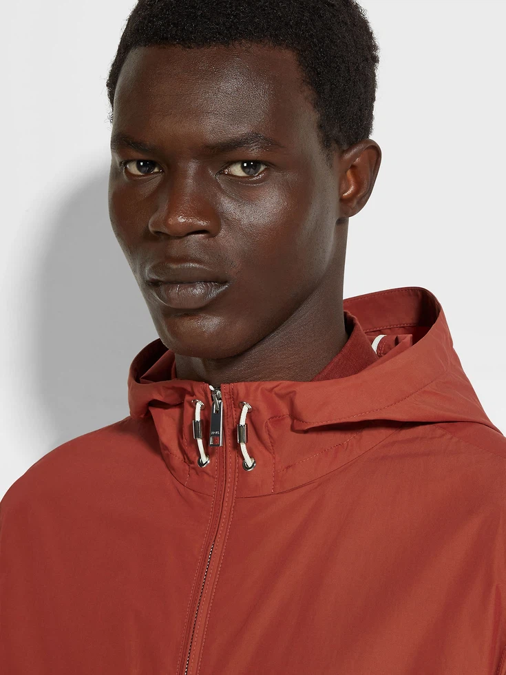 Nylon and Cotton Blouson Nylon and Cotton Blouson