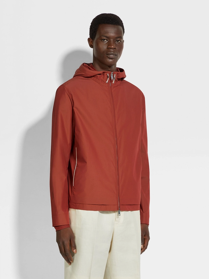 Nylon and Cotton Blouson Nylon and Cotton Blouson