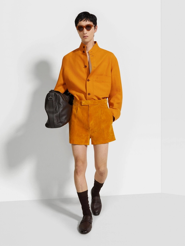Ochre Oasi Lino Overshirt