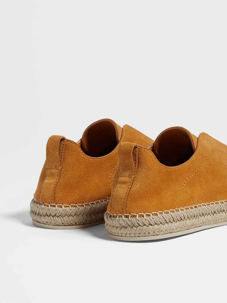 Ochre Suede Triple Stitch™ Espadrilles