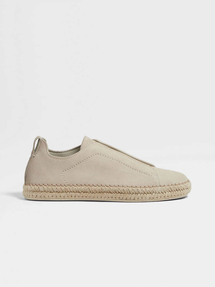 Off White Suede Triple Stitch™ Espadrilles Off White Suede Triple Stitch™ Espadrilles