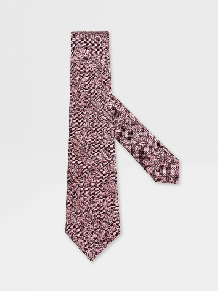 Pink Silk Tie