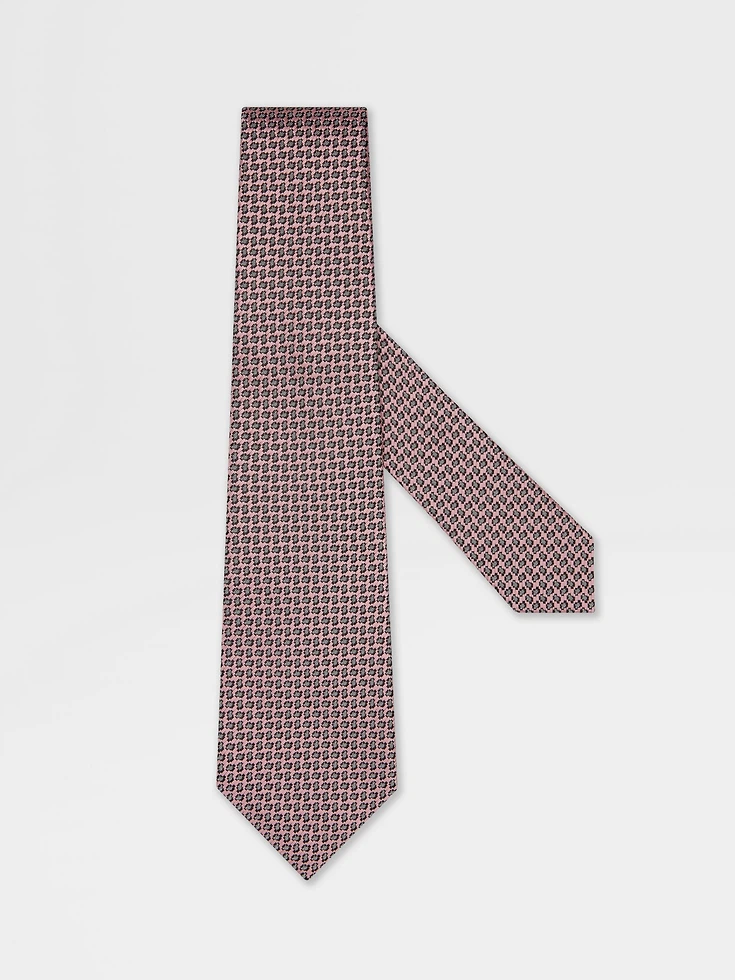Pink Silk Tie