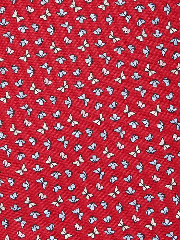 Red Silk Tie