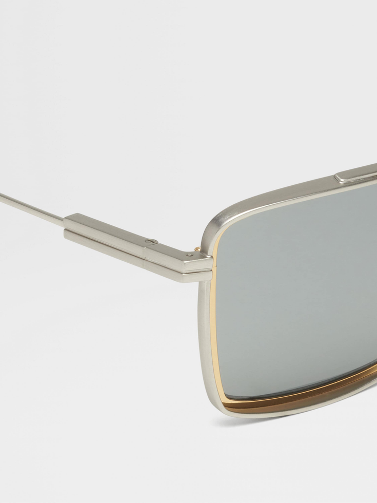 Satin Palladium Metal Sunglasses