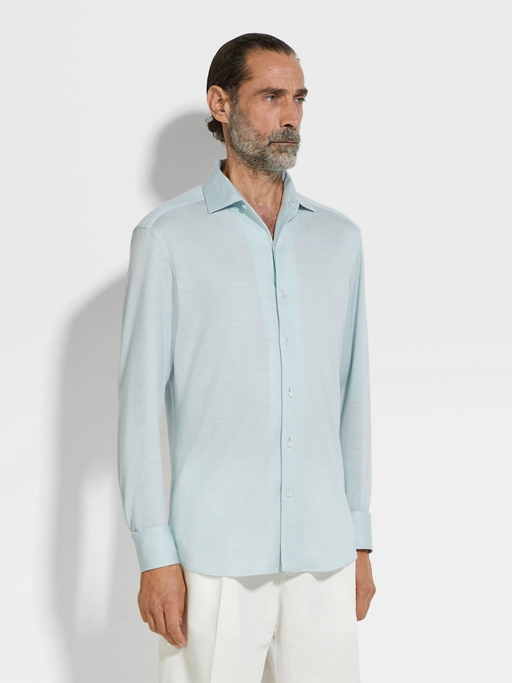 Silk and Linen Blend Shirt Silk and Linen Blend Shirt