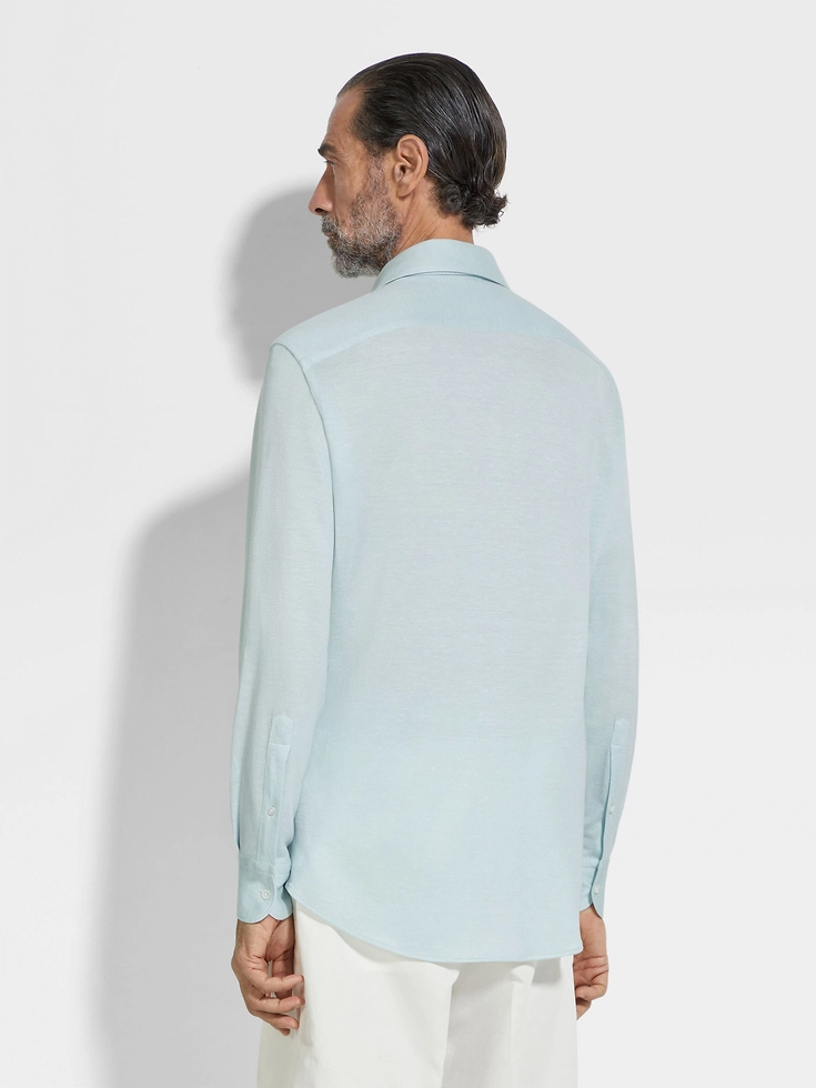 Silk and Linen Blend Shirt Silk and Linen Blend Shirt