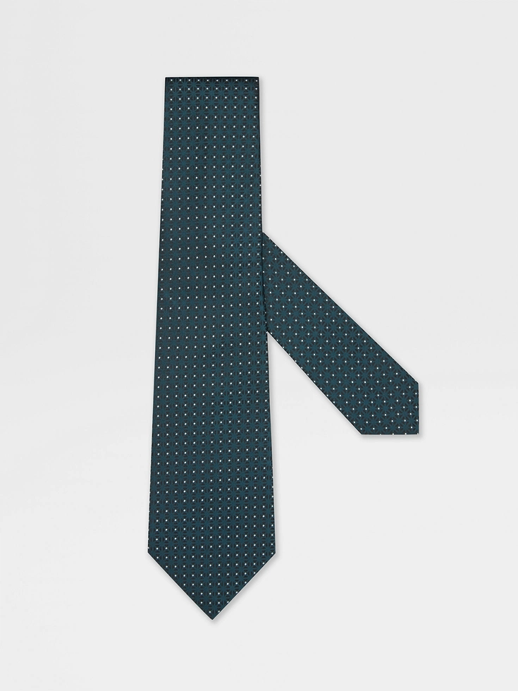 Teal Blue Silk Tie Teal Blue Silk Tie