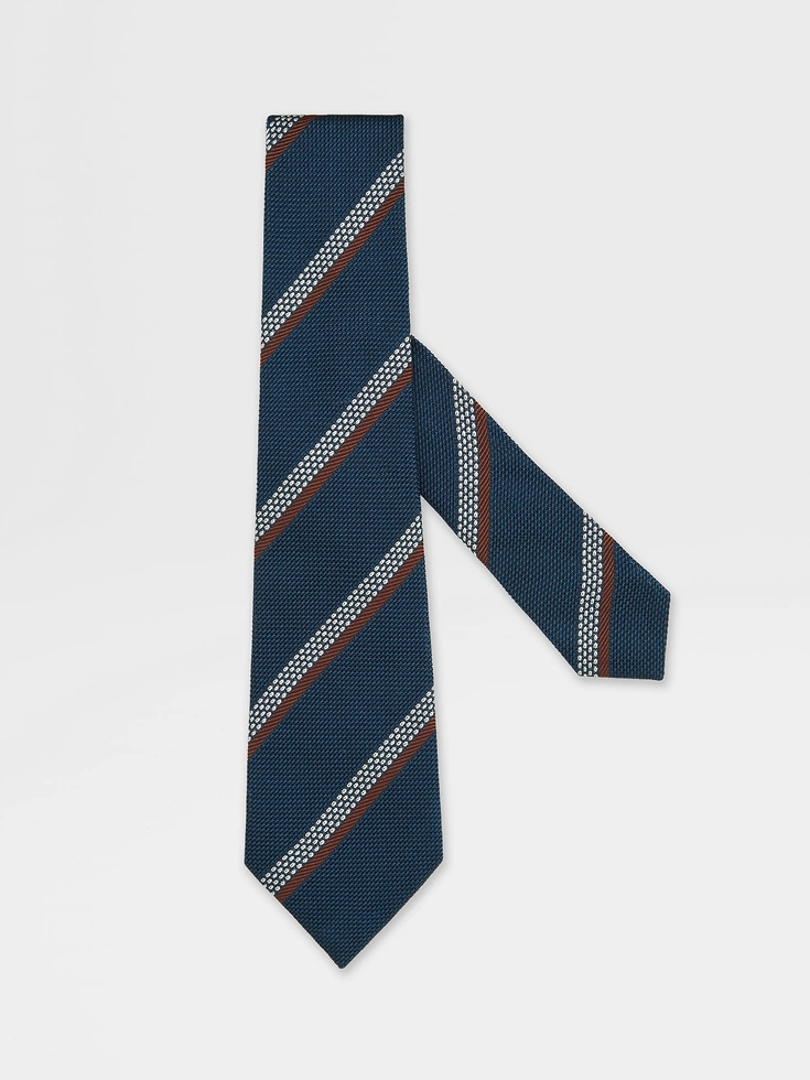 Teal Blue Silk Tie