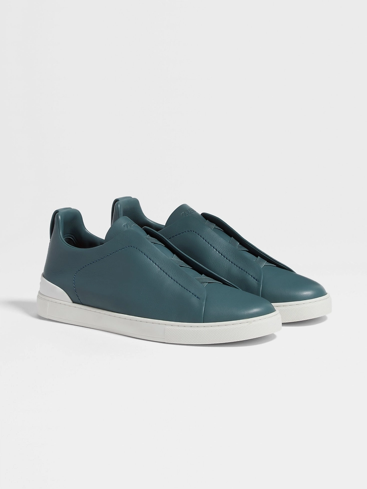 Teal Blue Triple Stitch™ SECONDSKIN Sneakers