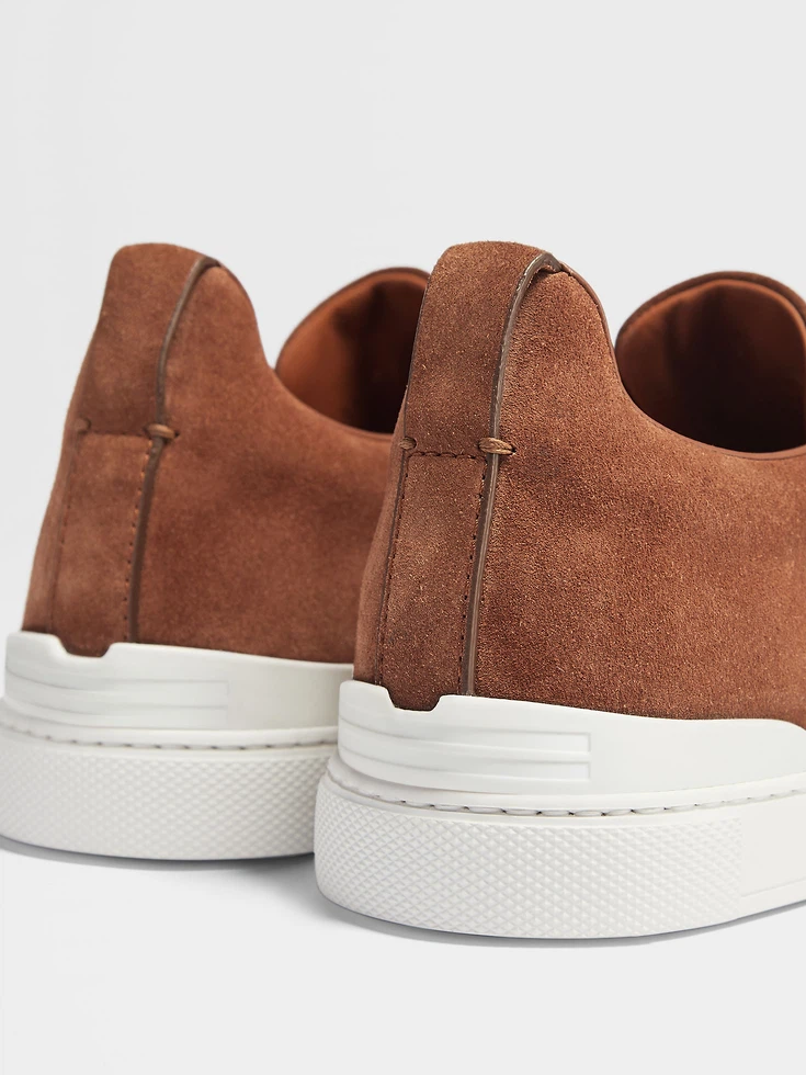 Tobacco Suede Triple Stitch™ Sneakers