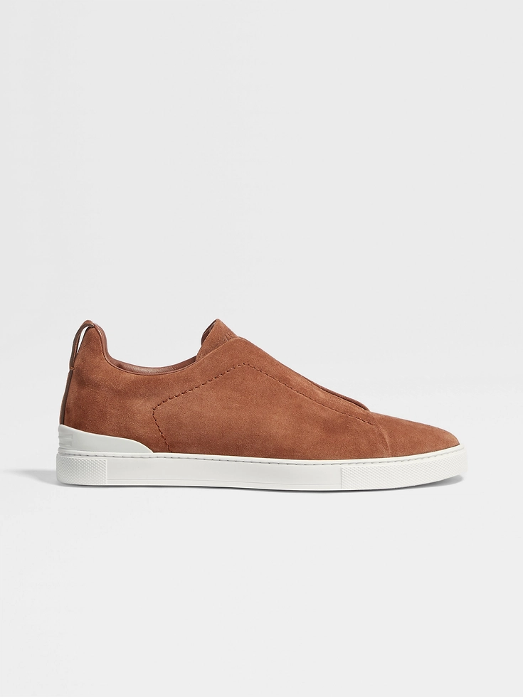 Tobacco Suede Triple Stitch™ Sneakers Tobacco Suede Triple Stitch™ Sneakers