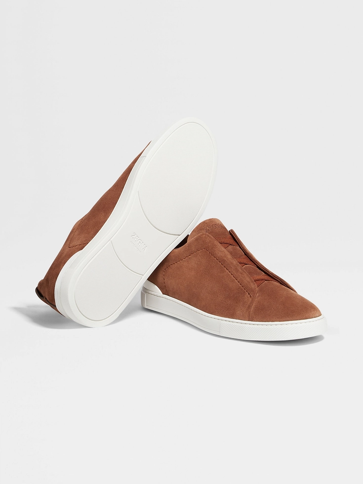 Tobacco Suede Triple Stitch™ Sneakers Tobacco Suede Triple Stitch™ Sneakers