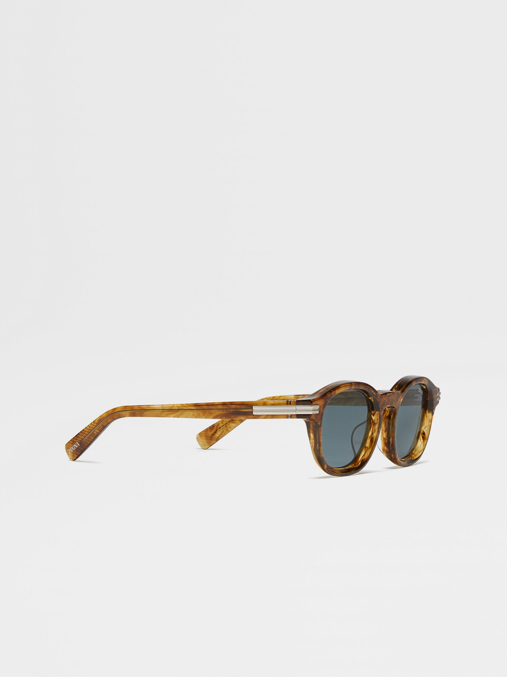 Transparent Brown Havana Aurora I Acetate Sunglasses Transparent Brown Havana Aurora I Acetate Sunglasses