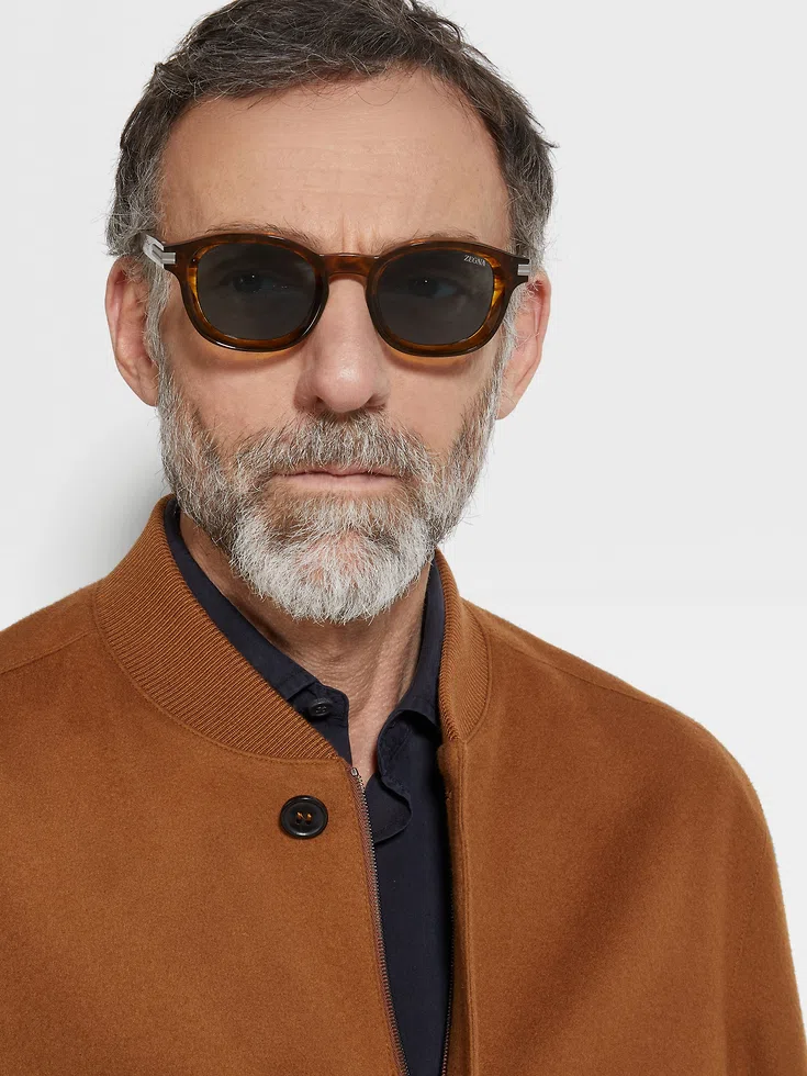 Transparent Brown Havana Aurora I Acetate Sunglasses Transparent Brown Havana Aurora I Acetate Sunglasses