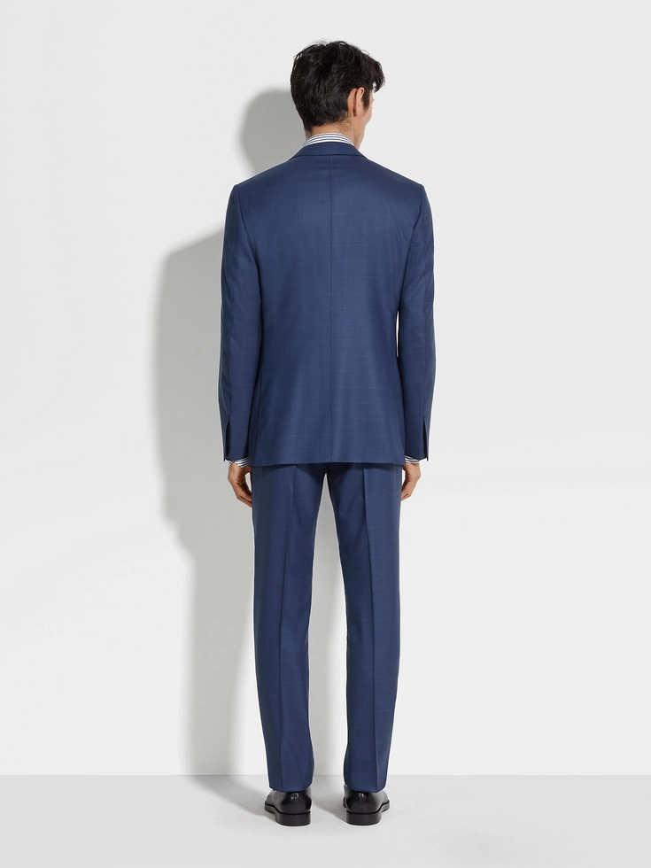 Utility Blue Centoventimila Wool Suit Utility Blue Centoventimila Wool Suit