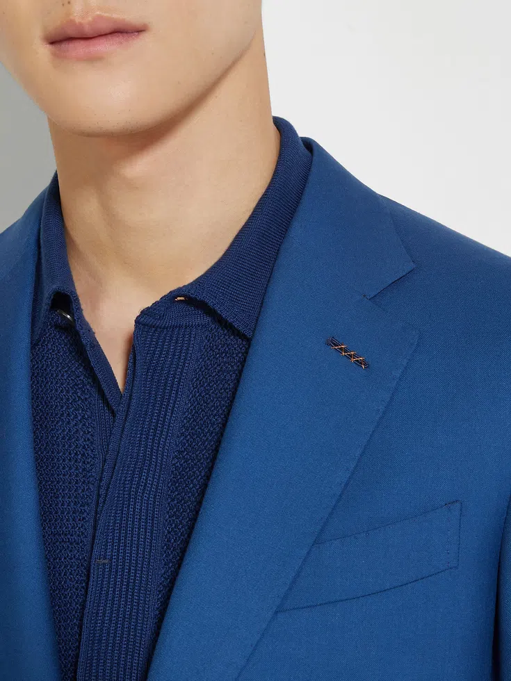 Utility Blue Oasi Cashmere Suit Utility Blue Oasi Cashmere Suit