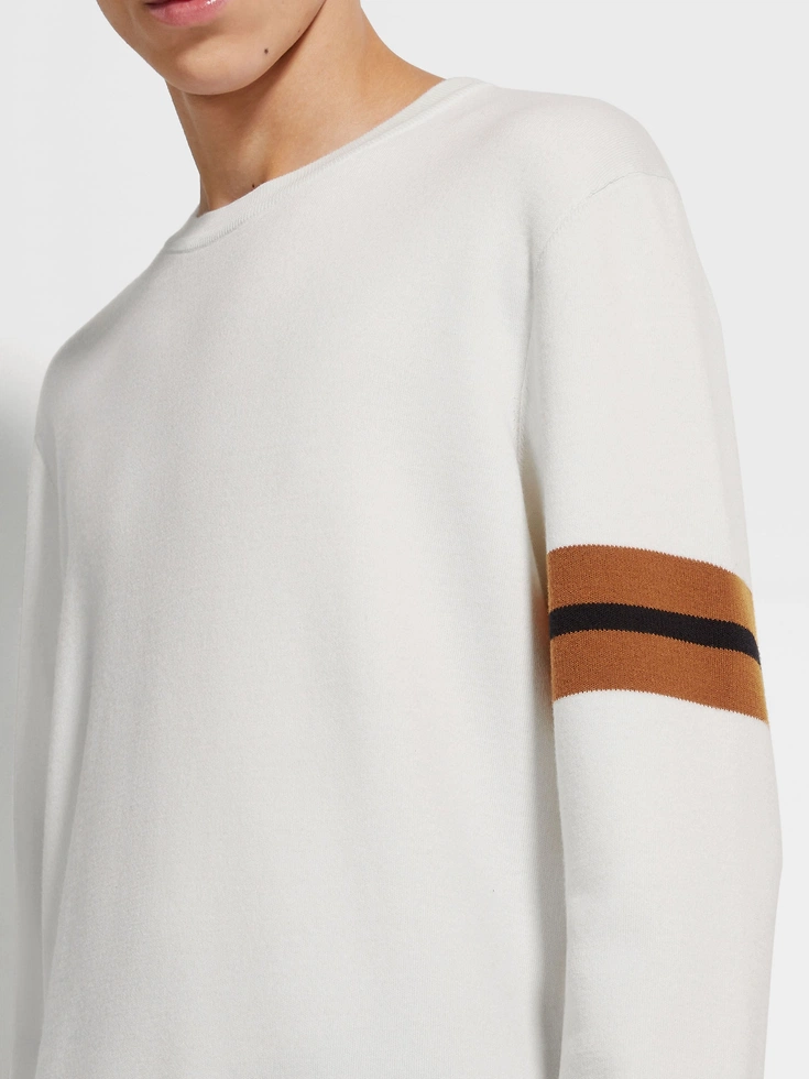 White High Performance™ Wool Crewneck
