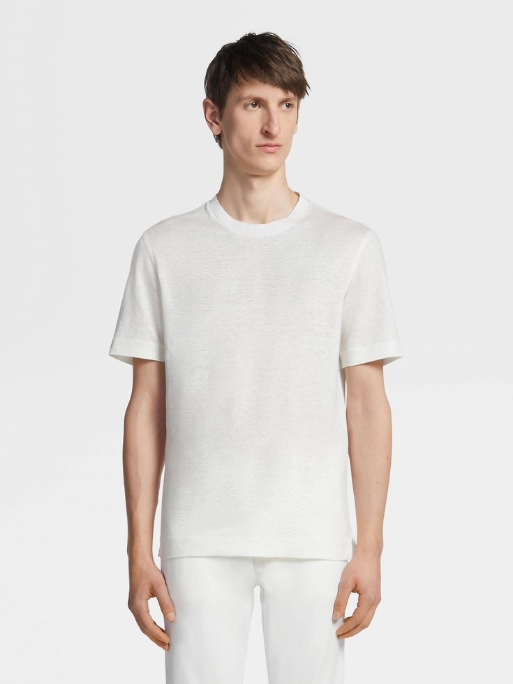 White Linen T-shirt