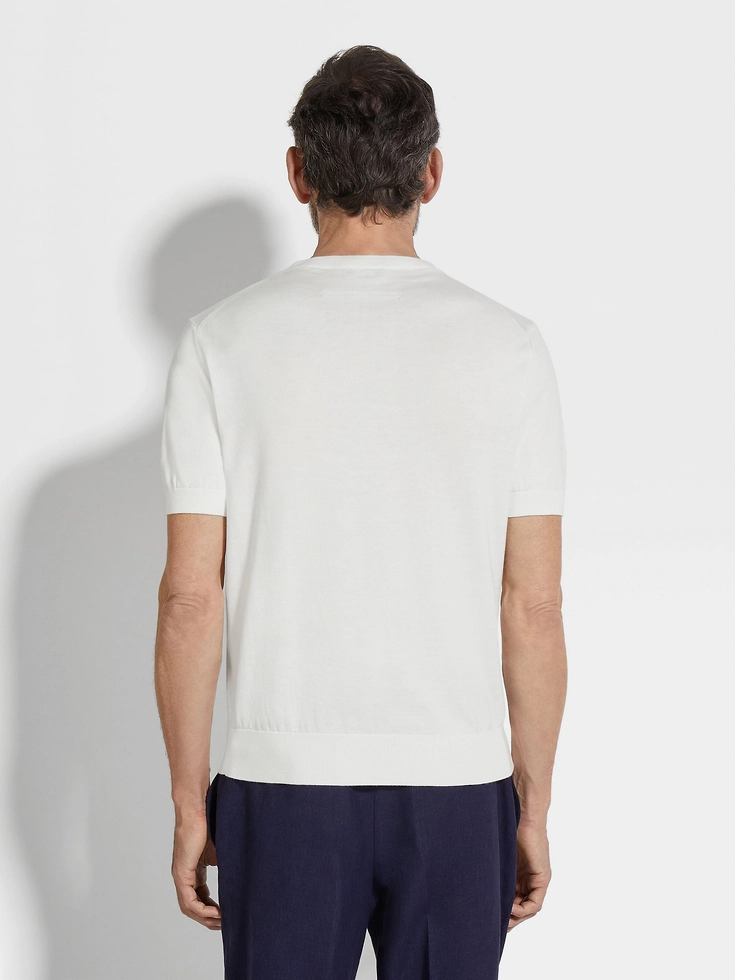 White Premium Cotton Crewneck White Premium Cotton Crewneck