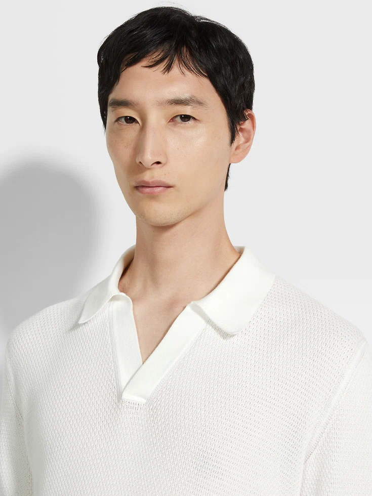 White Premium Cotton Polo Shirt