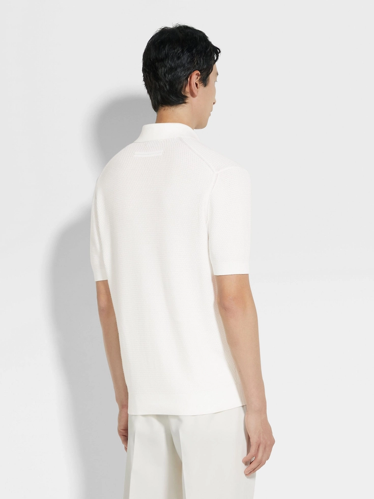 White Premium Cotton Polo Shirt White Premium Cotton Polo Shirt