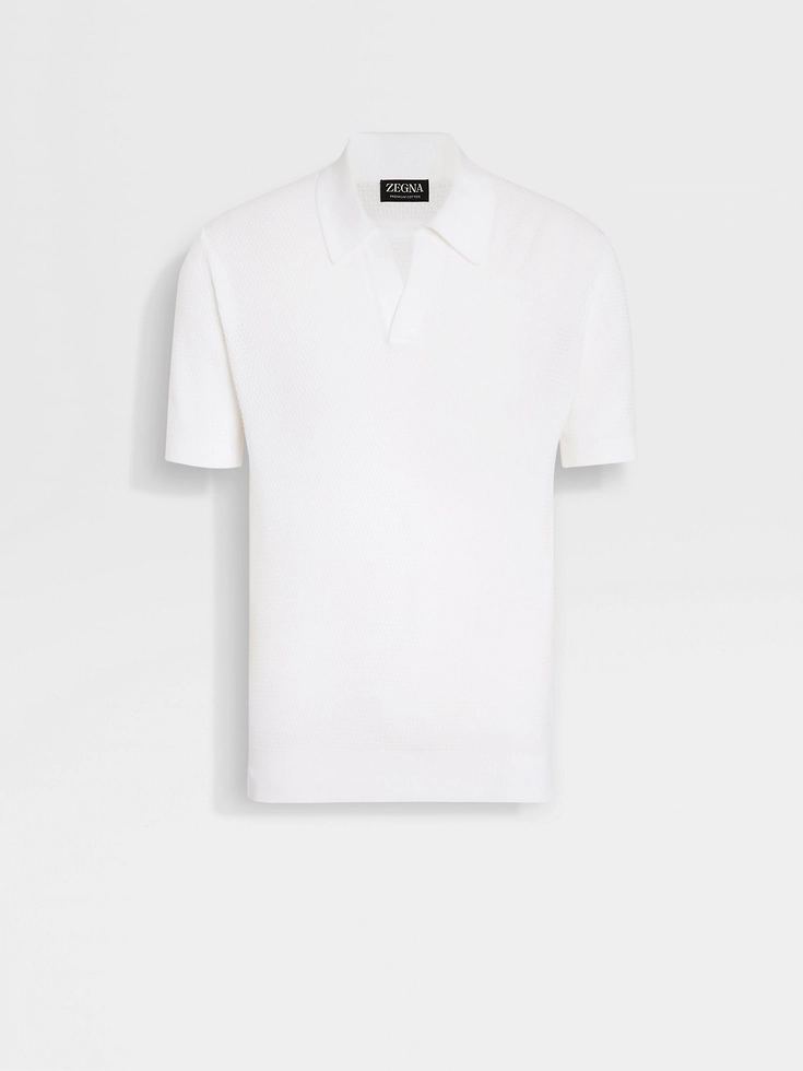 White Premium Cotton Polo Shirt