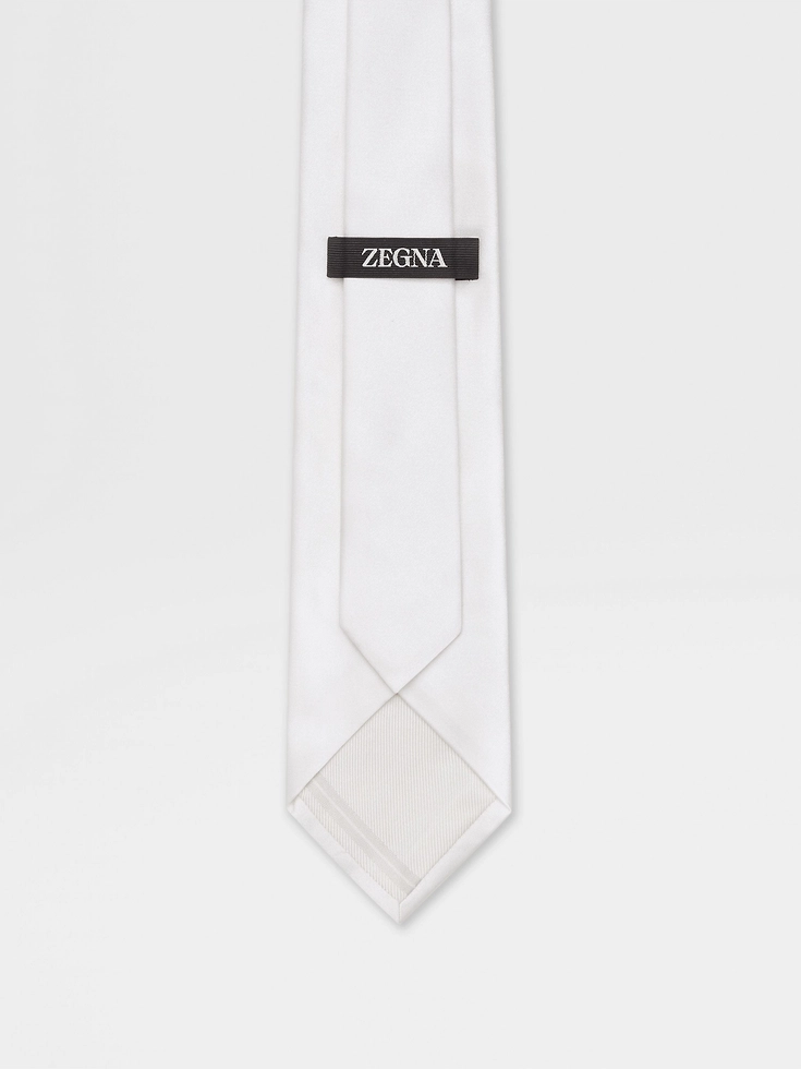 White Silk Tie White Silk Tie