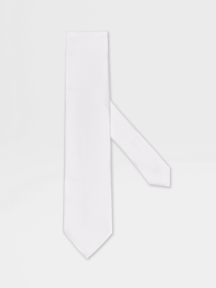 White Silk Tie White Silk Tie