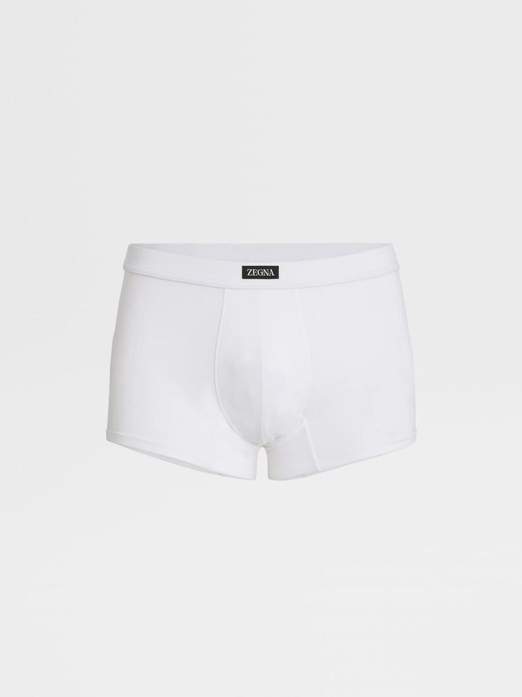 White Stretch Modal Trunks